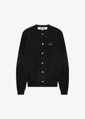 꼼데가르송 여성 하트 와펜 블랙 가디건 AX N023 051 1