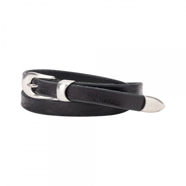 꼬르소밀라노,아워레가시 남성 2CM 블랙 벨트 A2208BBLA BLACK LEATHER