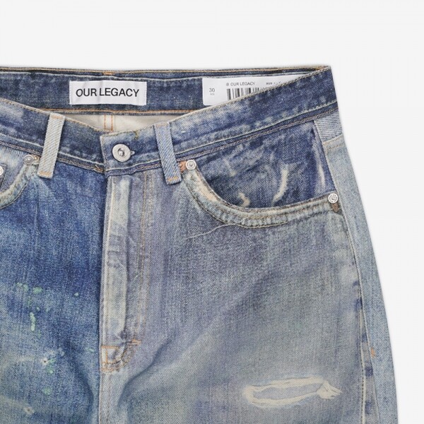 꼬르소밀라노,아워레가시 남성 써드컷 디지털 데님 블루 팬츠 M4205TDD DIGITAL DENIM PRINT
