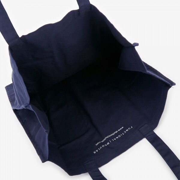 꼬르소밀라노,스튜디오니콜슨 공용 레터링 로고 다크네이비 토트백 SNW 217 DARK NAVY
