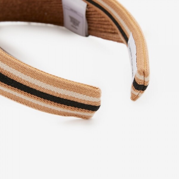 꼬르소밀라노,헬렌카민스키 여성 비앙카 누가/블랙 스트라이프 썬캡 HAT50265 Nougat Black Stripe
