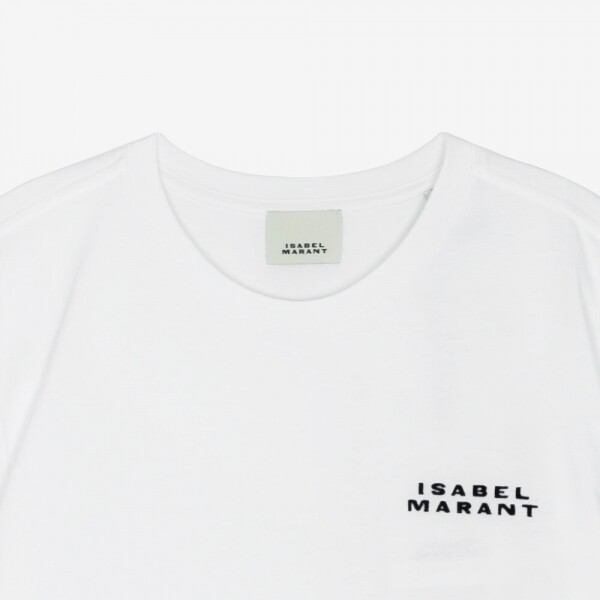 꼬르소밀라노,이자벨마랑 공용 VIDAL 화이트 반팔티 TS0103FA A2N44I 20WH
