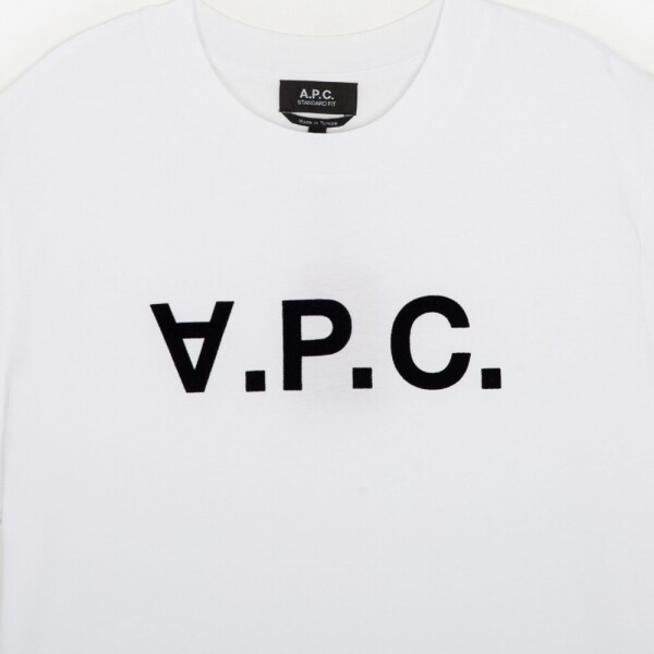 꼬르소밀라노,아페쎄 남성 VPC 로고 블랑/다크네이비 반팔티 COHBM M26384 TAE