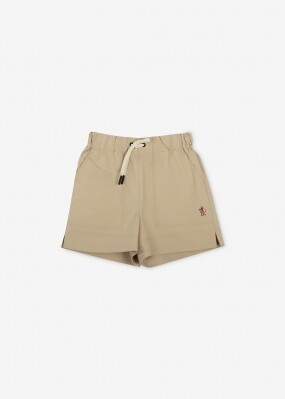 몽클레어 여성 그레노블 로고 베이지 반바지 2B00003 597SL 23P