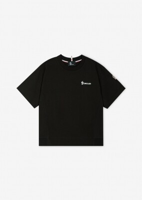 몽클레어 여성 그레노블 로고 블랙 반팔티 8C00009 83927 999