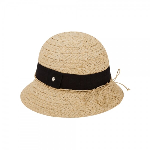 꼬르소밀라노,헬렌카민스키 여성 레베카 내추럴/블랙 버킷햇 HAT51359 NATURAL BLACK