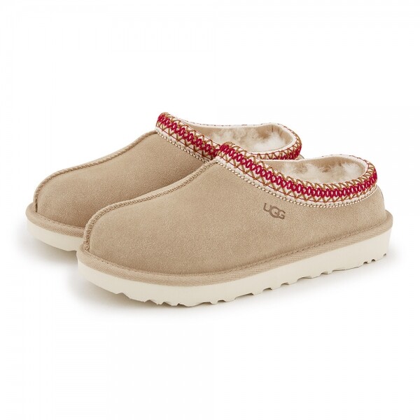 꼬르소밀라노,어그 여성 타스만 II 샌드/다크 체리 슬리퍼 1174470 SAND DARK CHERRY