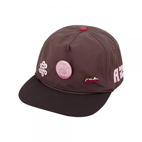 꼬르소밀라노,알렉스조노 공용 RUNNING IS MY BEST FRIEND 브라운 볼캡 AZ BF TRUCK BROWN PIN
