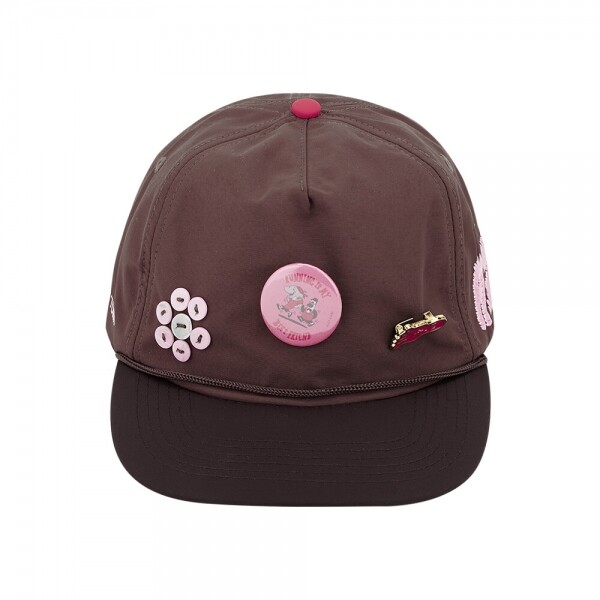 꼬르소밀라노,알렉스조노 공용 RUNNING IS MY BEST FRIEND 브라운 볼캡 AZ BF TRUCK BROWN PIN