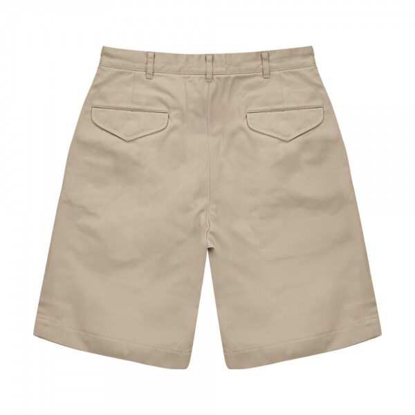 꼬르소밀라노,나나미카 남성 더블 플리츠 카키 반바지 S25SD108E KHAKI