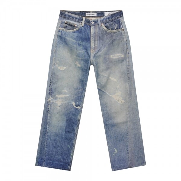 꼬르소밀라노,아워레가시 남성 써드컷 디지털 데님 블루 팬츠 M4205TDD DIGITAL DENIM PRINT