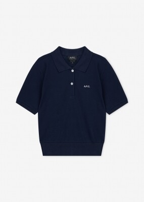 아페쎄 여성 자수 로고 다크 네이비 카라티 COGWZ F26522 IAK