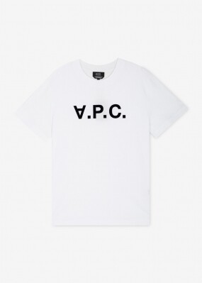 스크래치_아페쎄 남성 VPC 로고 블랑/다크네이비 반팔티 COHBM M26384 TAE(200803)