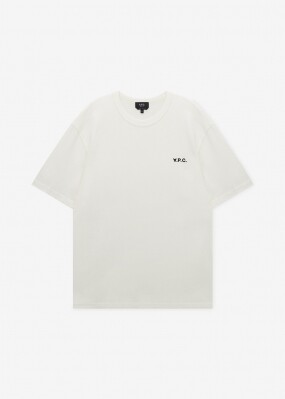 아페쎄 남성 VPC 자수 로고 블랑/다크 네이비 반팔티 COHBQ H26391 TAE