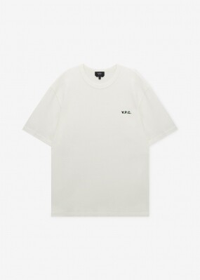 아페쎄 남성 VPC 자수 로고 블랑/버트 반팔티 COHBQ H26391 ALK