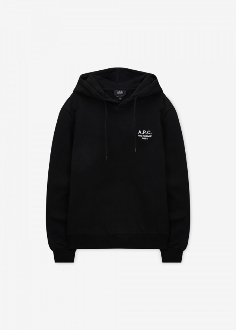 아페쎄 공용 루 마담 블랙/화이트 후드티 COHBV M27914 TZC